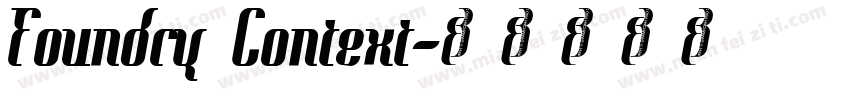 Foundry Context字体转换